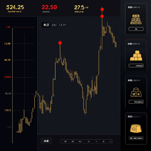 黄金现货价格图