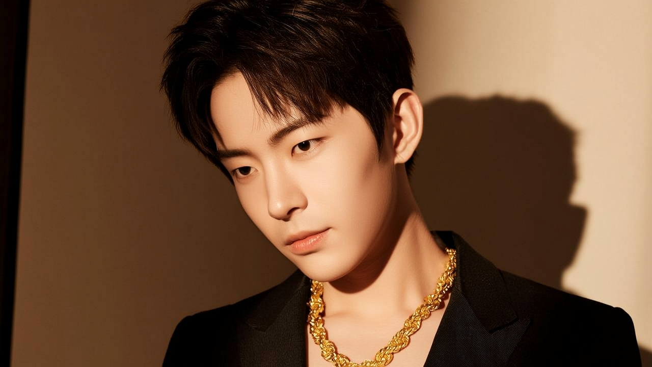 金项链图片男士