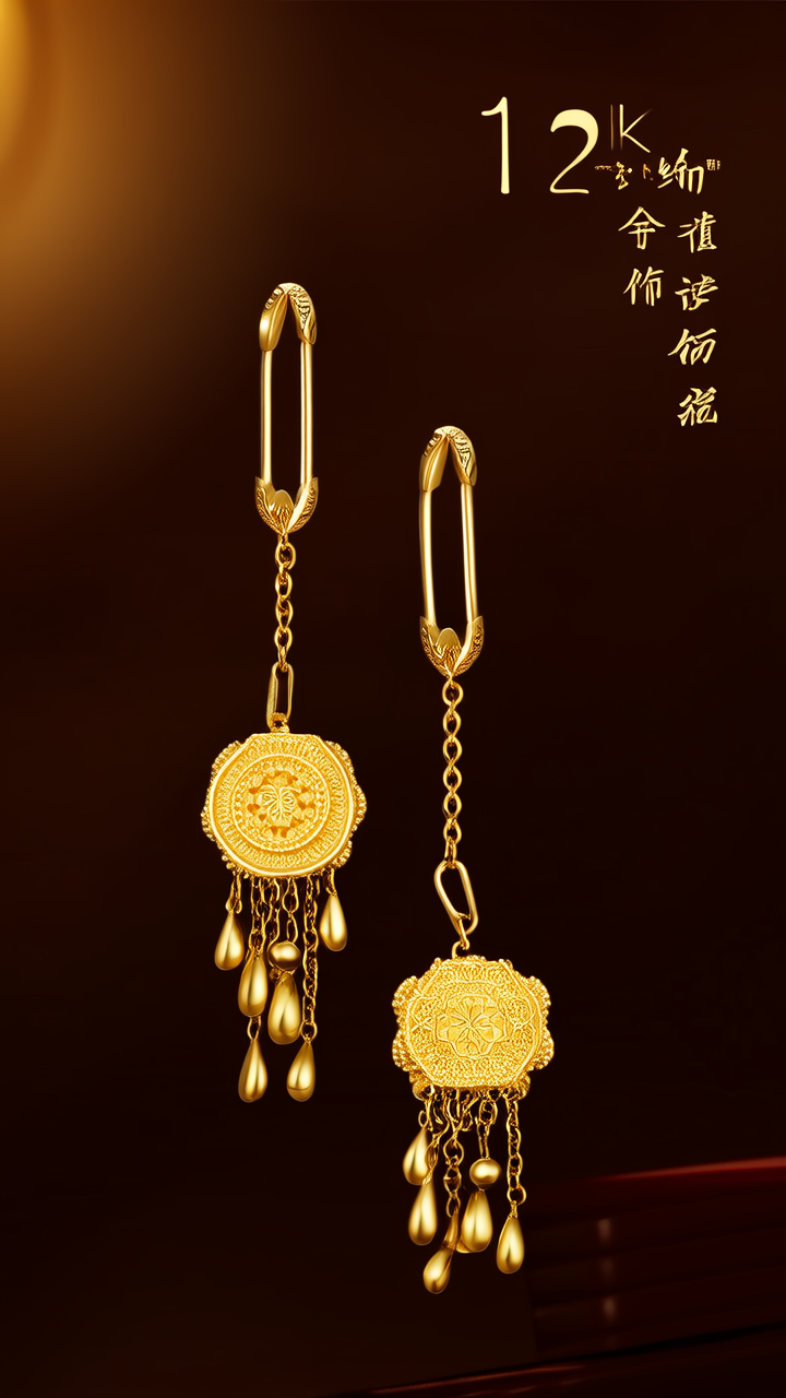 18k金饰品图片
