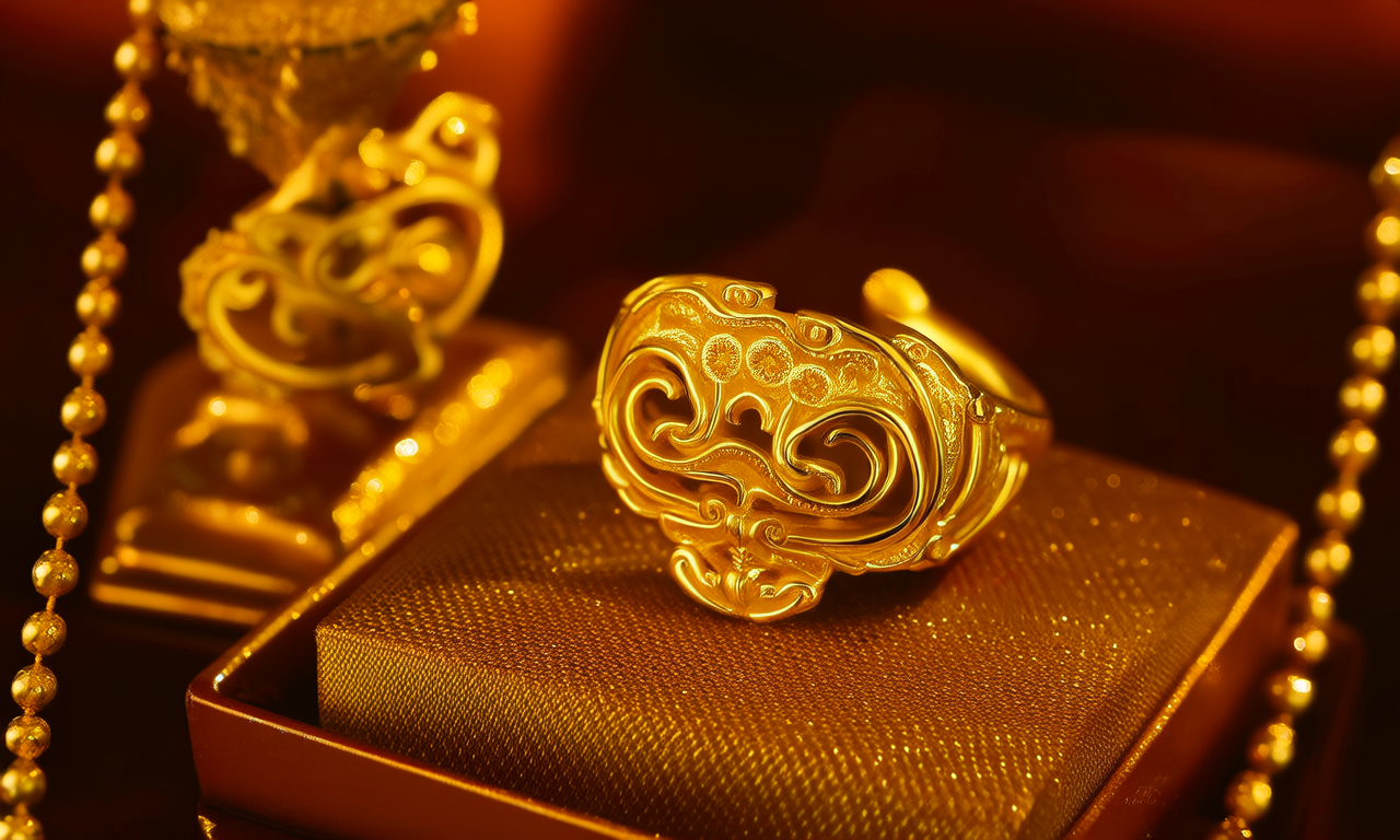 古代黄金首饰图片