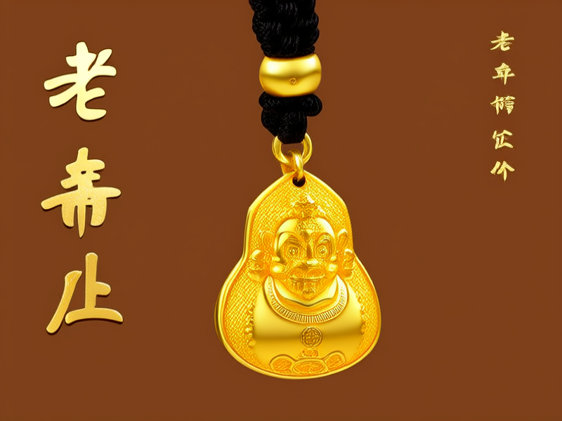 老铺黄金吊坠图片
