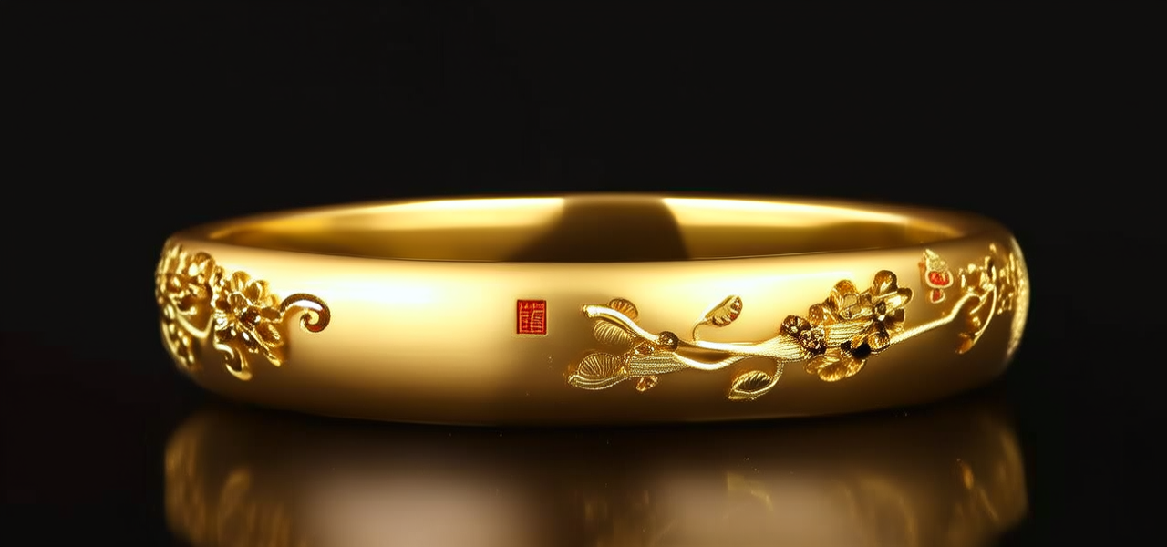 仿金手镯价格图片