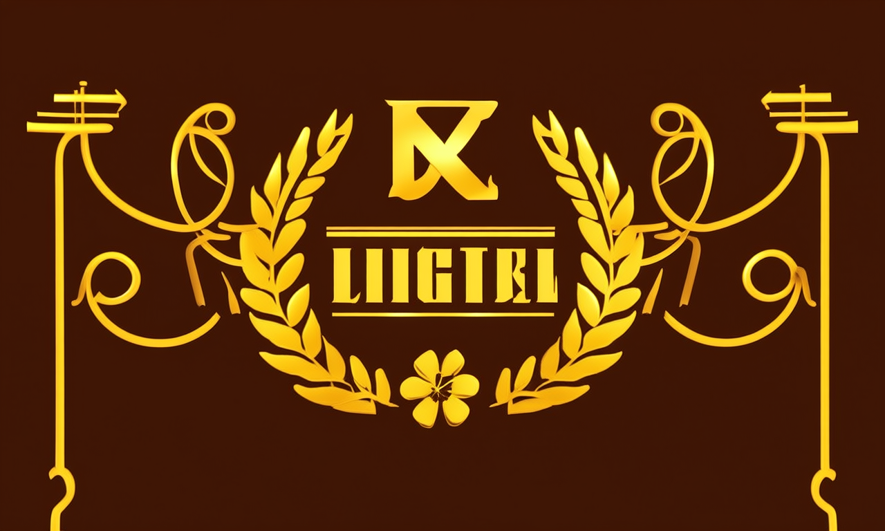 黄金项链标识图片