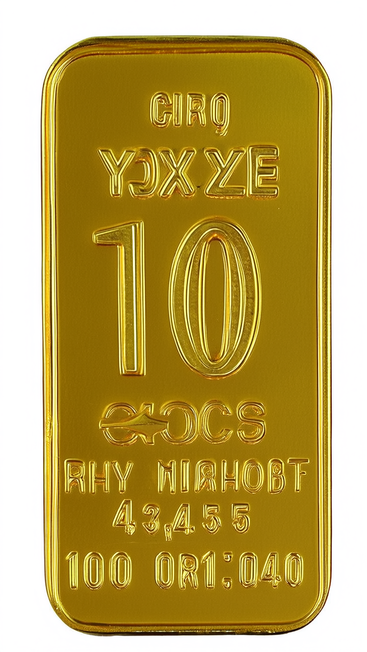 10克金条尺寸图片