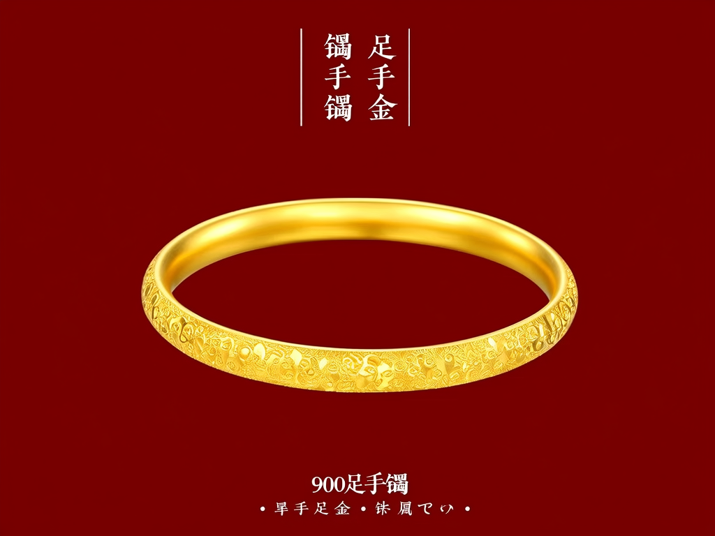 999足金手镯图片
